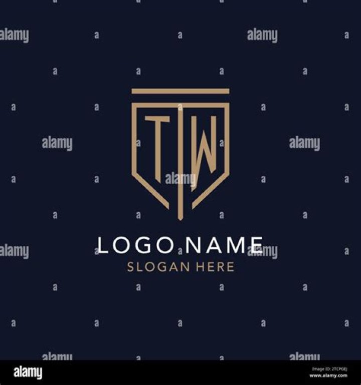 Monogram TW Logo Design Grafika przez Greenlines Studios · Creative Fabrica