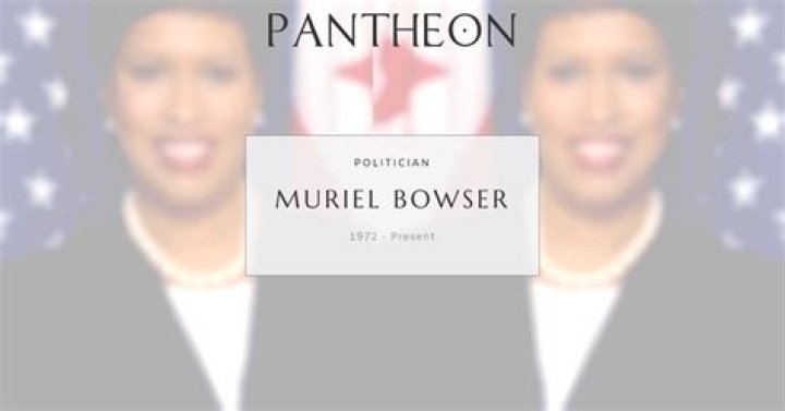 Muriel Elizabeth Bowser (1972 ) &bull;