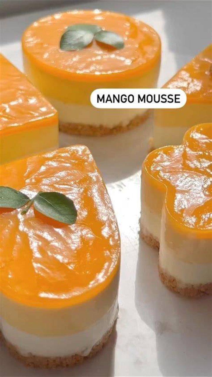 My Kitchen Antics Mango mousse cake