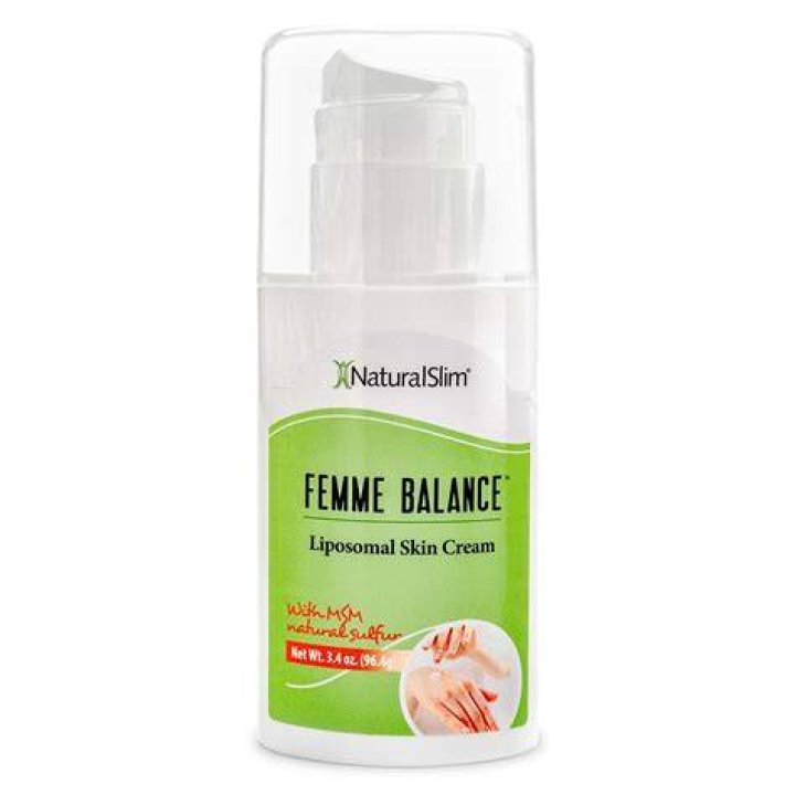 Natural Slim, Femme Balance Liposomal Skin Cream 3.4 oz One Stoppe