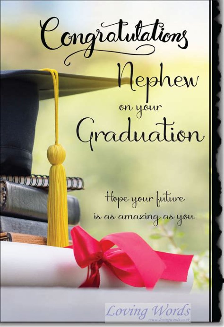 Nephew Graduation Greeting Cards by Loving Words
