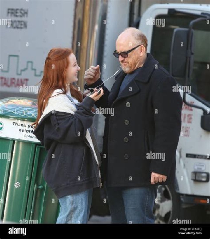 New York NY 12/23/2019 Louis C.K. and daughter Mary Louise Szekely