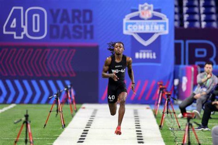 NFL Football Nfl Combine Fastest 40 Yard Dash