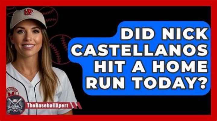 Nick Castellanos Hit A Home Run During Memorial Day Tribute In Philly