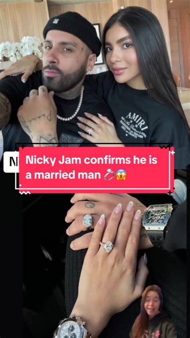 Nicky Jam Is Married! Star Weds Girlfriend Ang&eacute;lica Cruz in Private