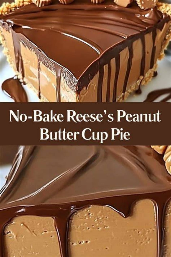 No Bake Reese's Peanut Butter Cup Cheesecake Desserts, Peanut butter