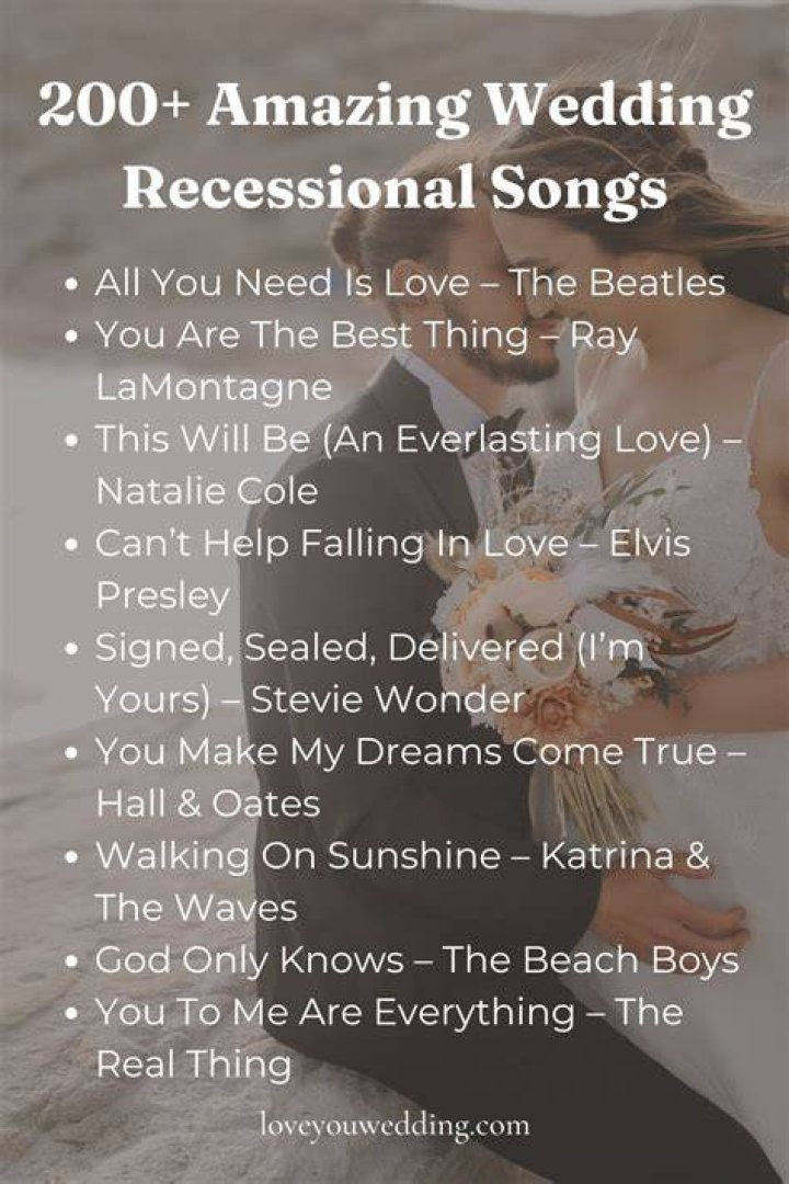 NonTraditional Recessional Wedding Songs For A Joyful Celebration