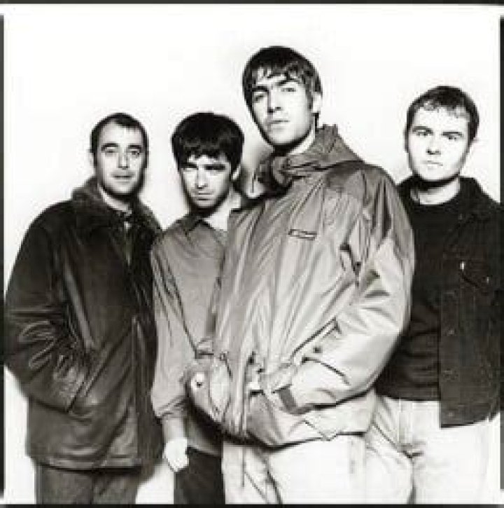 NPG x76679; Oasis (Paul ('Bonehead') Arthurs; Noel David Thomas