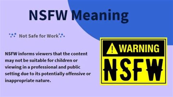 Nsfw Meaning