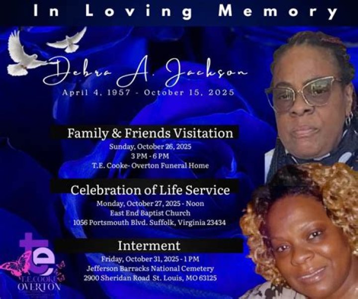 Obituary of Debra Irene Jackson Home South Carolina Cremation S...