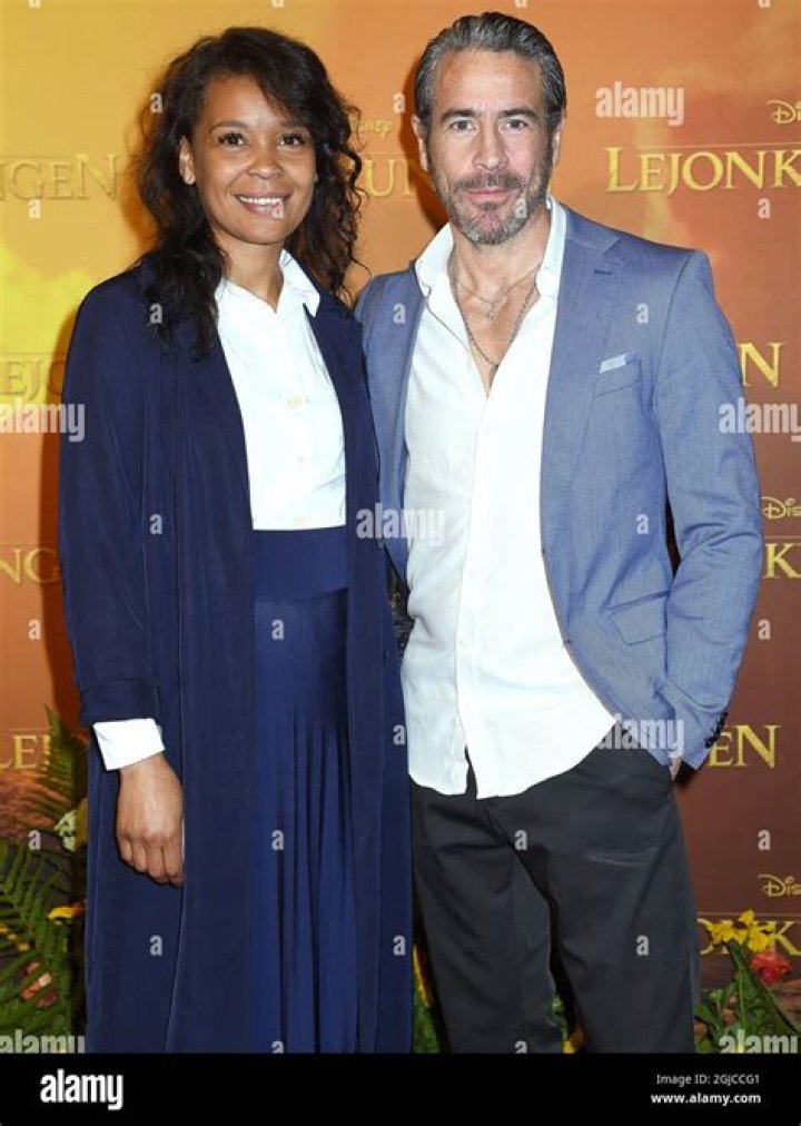 Ola Rapace with his new wife Sonja Jawo and his son Lev (mother is