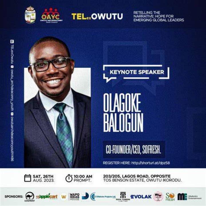 Olagoke Balogun Live Healthy, Eat Healthy BellaNaija