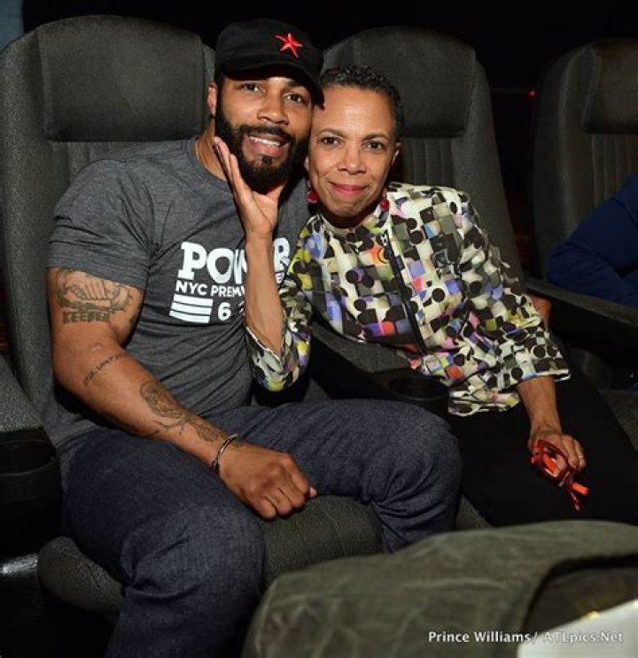Omari Hardwick and his mom Sandra Rose