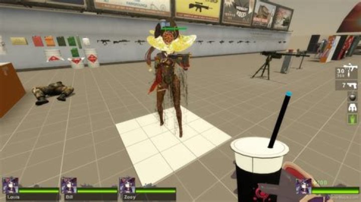 Only Mona without Hat Zoey (Mod) for Left 4 Dead 2