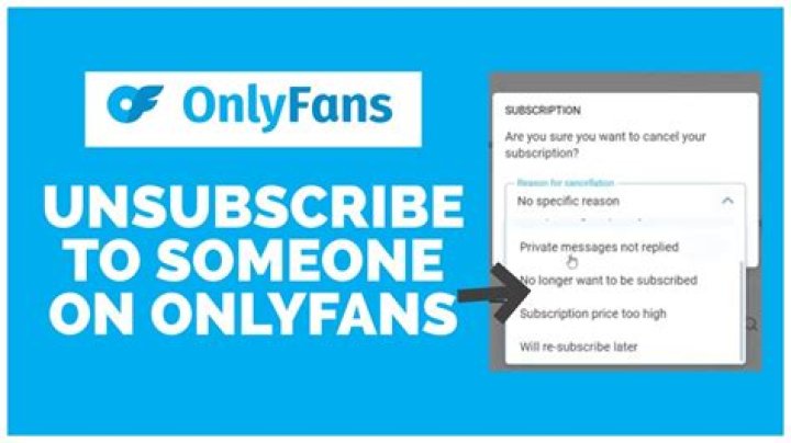 OnlyFans How to Unsubscribe Someone on OnlyFans (2022) YouTube