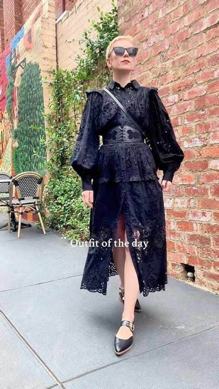OOTD Black Lace Dress + C&eacute;line Luggage Tote La Petite Noob A