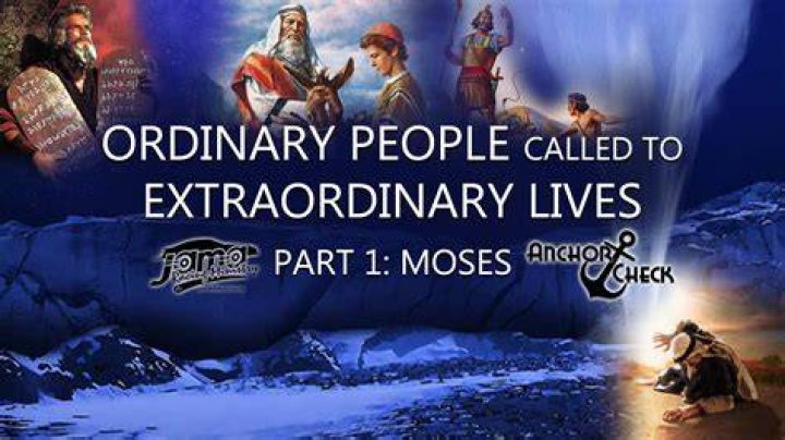 Ordinary People Called to Extraordinary Lives Moses JAMA Racing