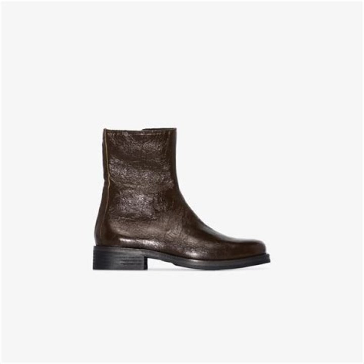 OUR LEGACY green Camion leather boots Browns