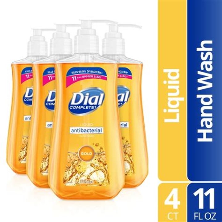 (Pack of 4) Dial Antibacterial Liquid Hand Soap, Gold, 9.375 Ounce