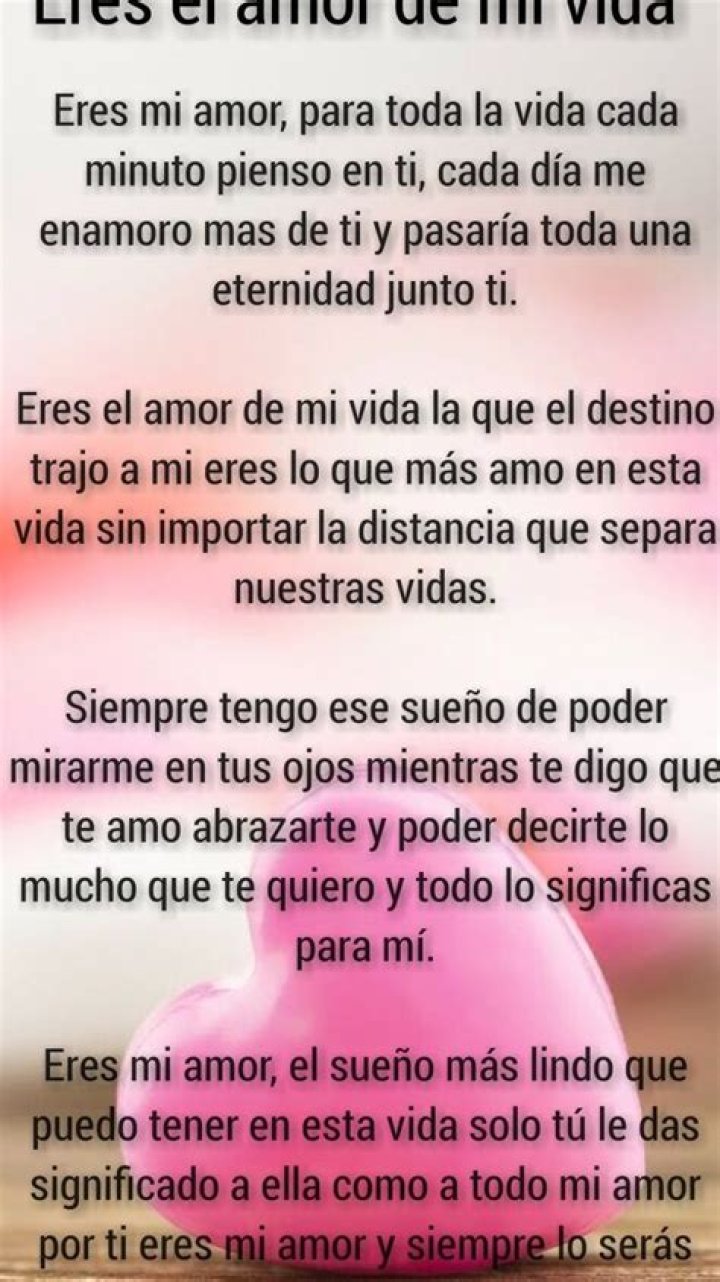 Para el amor de mi vida