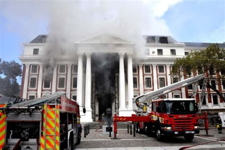 Parliament fire Freemasons deny any connection to devastation