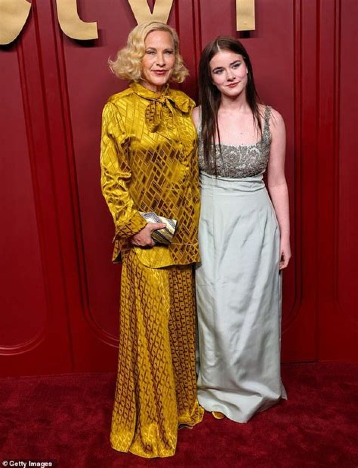 Patricia Arquette and daughter Harlow Olivia Calliope Jane at Los