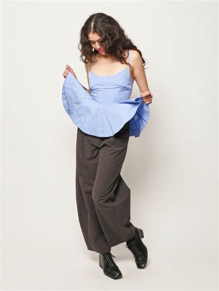 Peri blue cami Blue cami, Tank top fashion, Fashion
