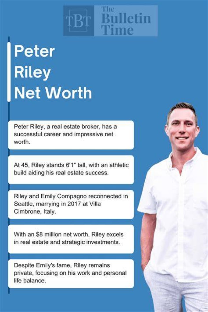 Peter Riley bio net worth, married, wedding, and career Tuko.co.ke