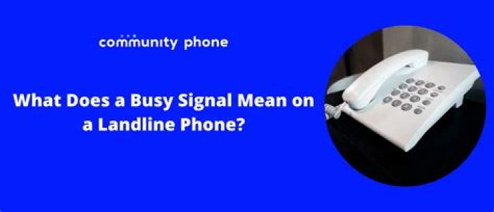 Phone Handset. Phone Line Busy. Stock Image Image of communication