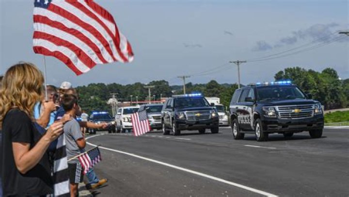 PHOTOS Procession for fallen Easley police officer Matthew Hare