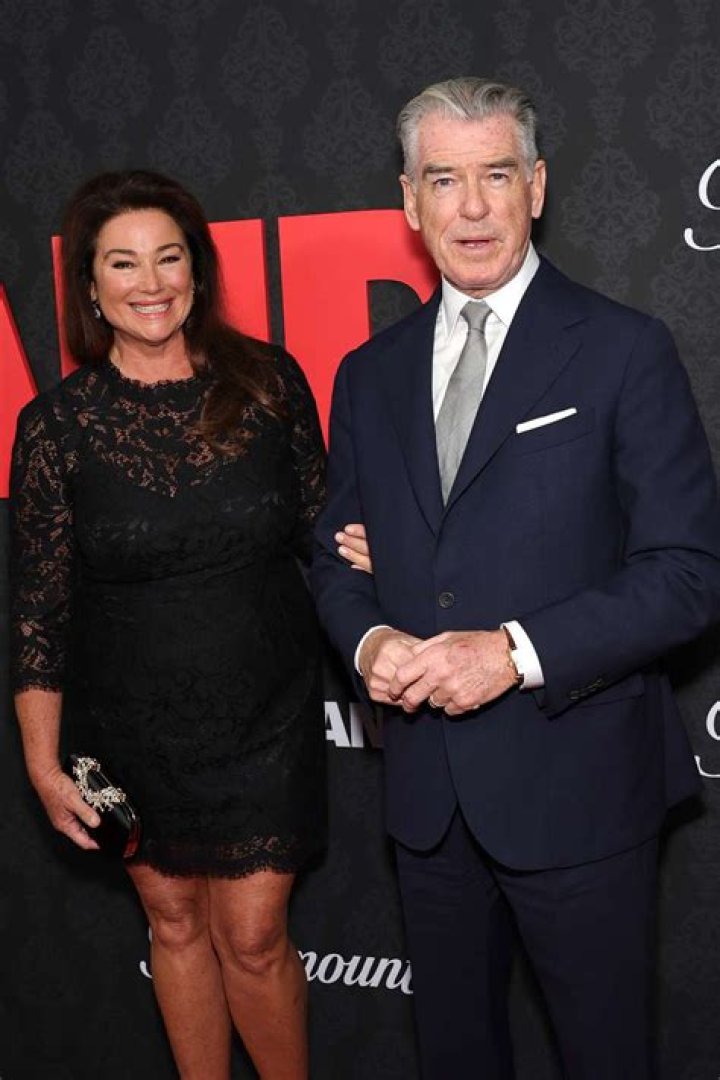Pierce Brosnan and Keely Shaye Smith Share Sweet PDA