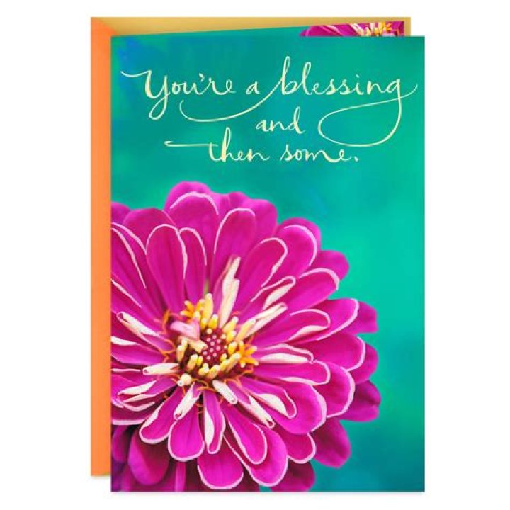 Pink Floral Blessing Religious Birthday Card Greeting Cards Hallmark