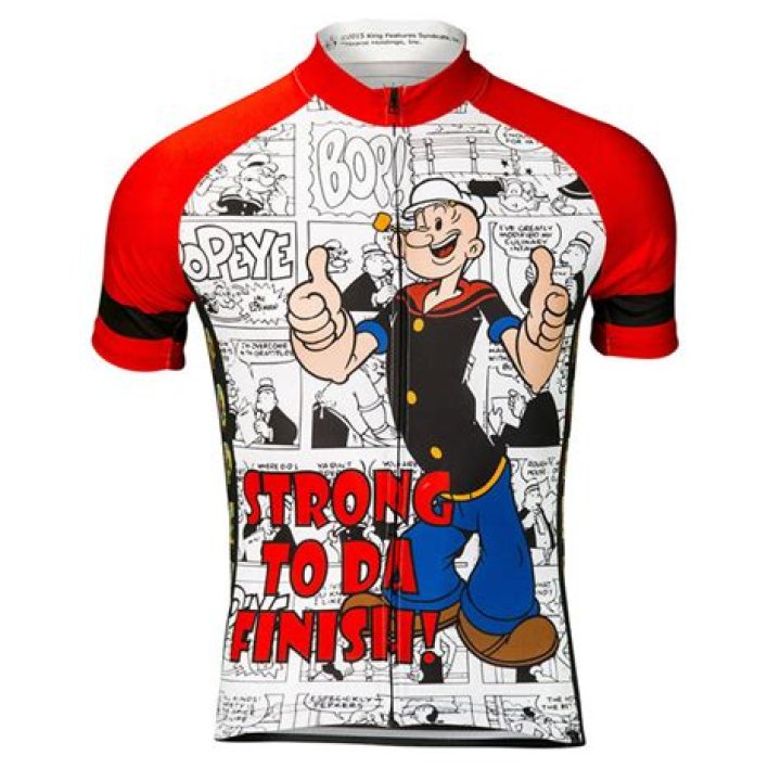 Popeye Retro Comic Mens Cycling Jersey > Brainstorm Gear