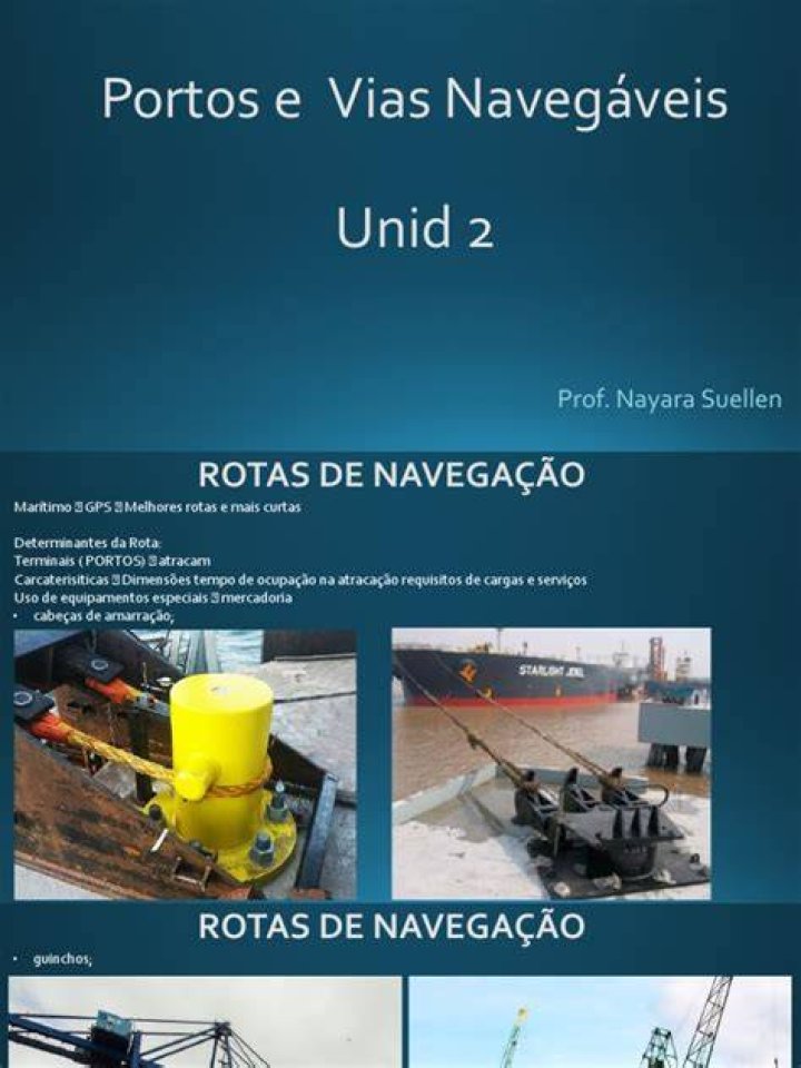 Portos e Vias Navegáveis Unid 2 PDF Mar Engenharia