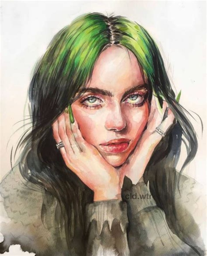 Portrait of Billie Eilish by MarioTsota on DeviantArt ビリー