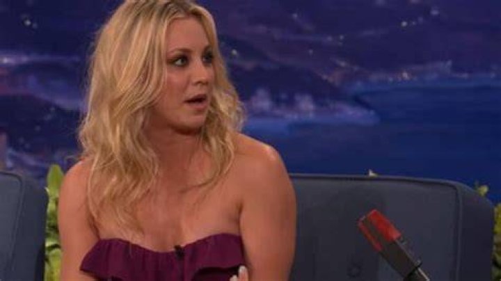 Pregnant Kaley Cuoco Shows Off Baby Bump in Bikini Top While Poolside