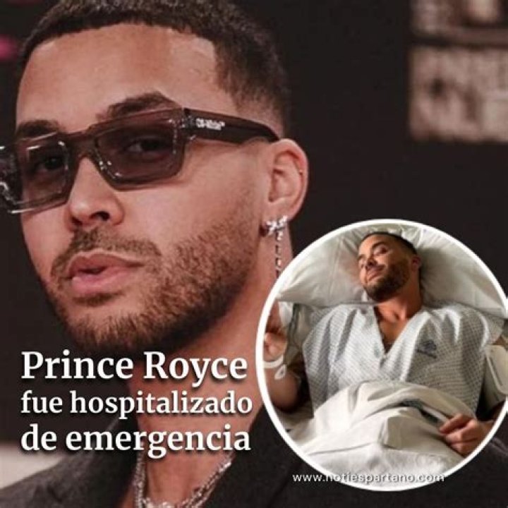 Prince Royce est&aacute; hospitalizado, alerta a fans tras publicar fotos de