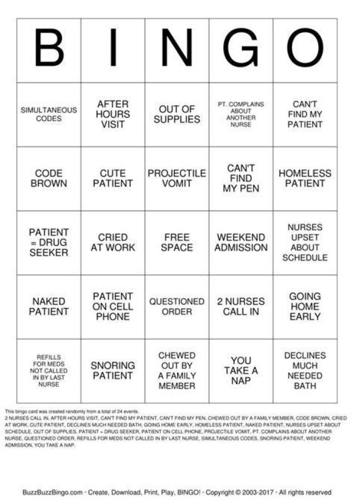 Printable Nurses Week Games Printable World Holiday