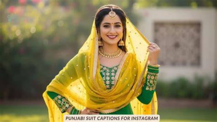 Punjabi Suit Captions For Instagram pursuitstory