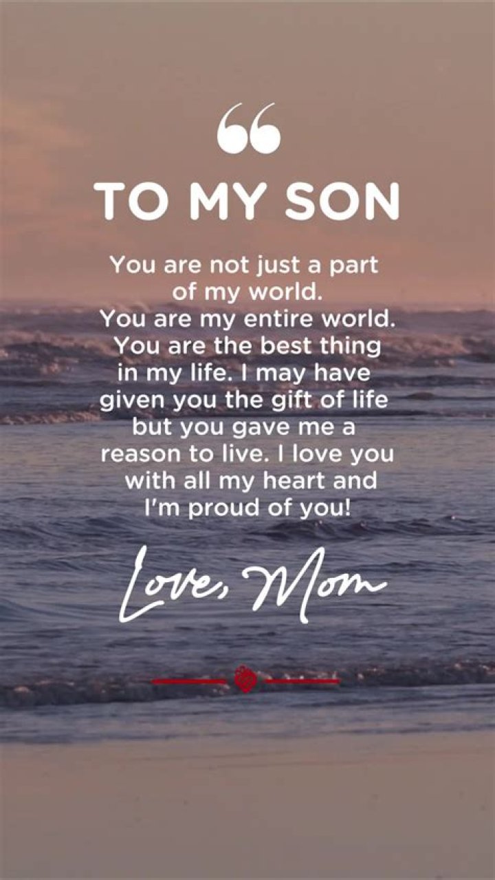 Quotes To Your Son From Mom Cocharity