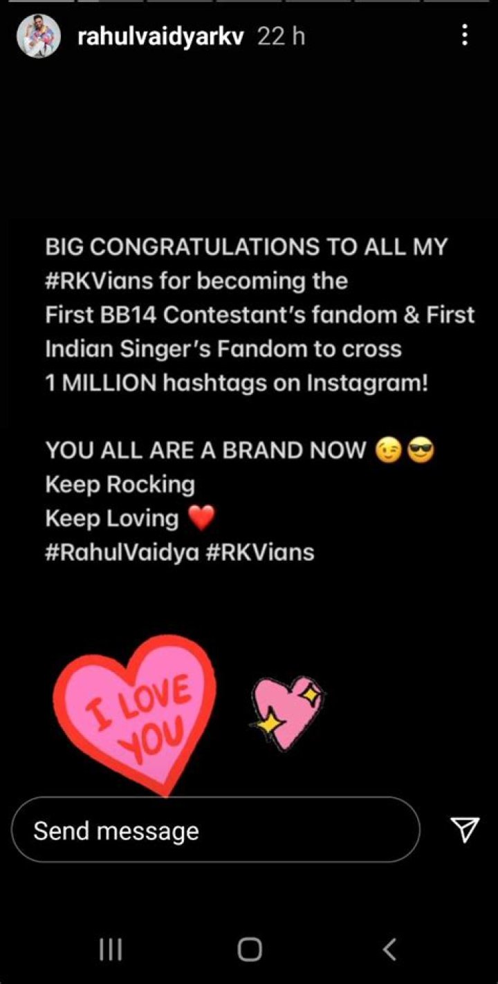 Rahul Vaidya responds to critics who claimed he had paid fan base
