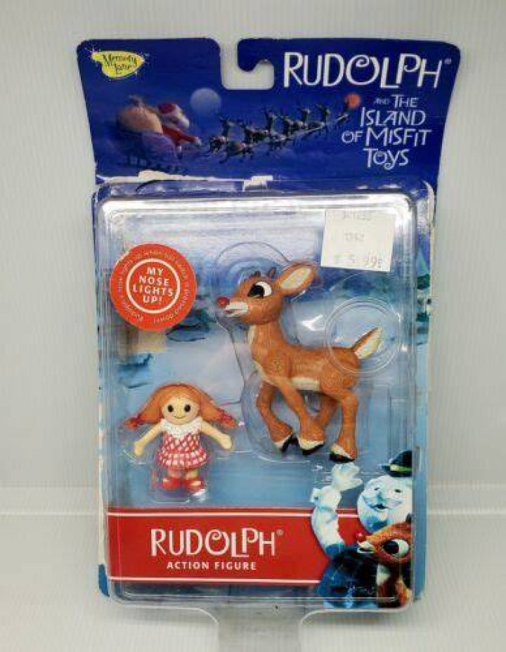 Rankin Bass Rudolph Memory Lane action figures Claymation christmas