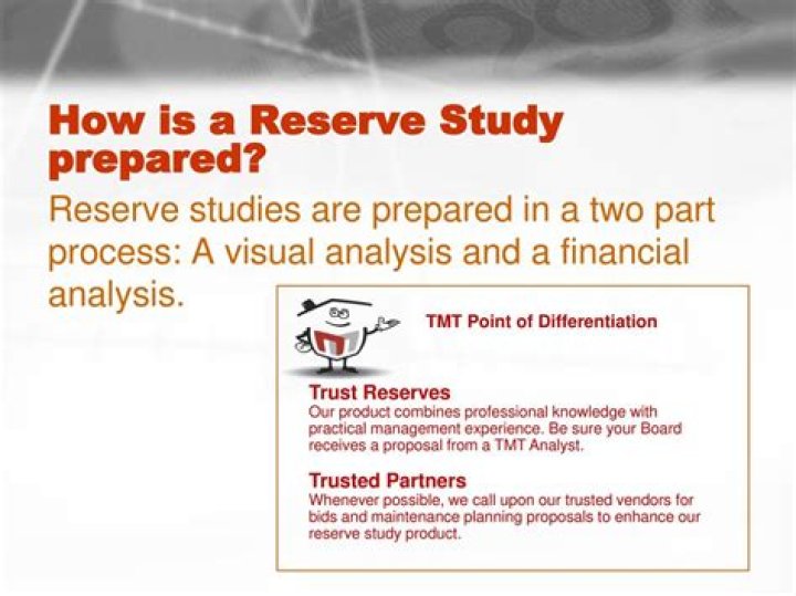Reserve Study Defined. Is It Necessary? Clark Simson Miller Accounting