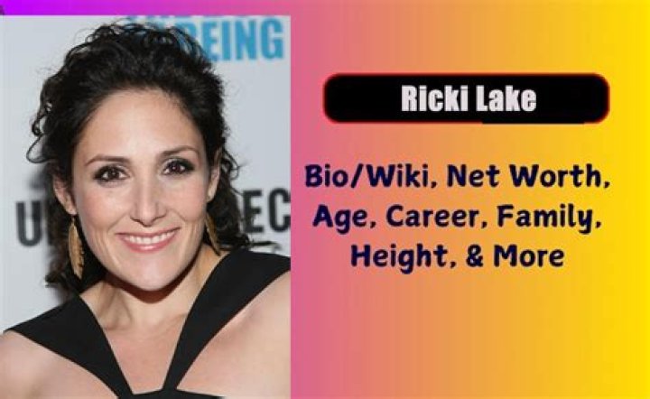 Ricki Lake Biography Family Details