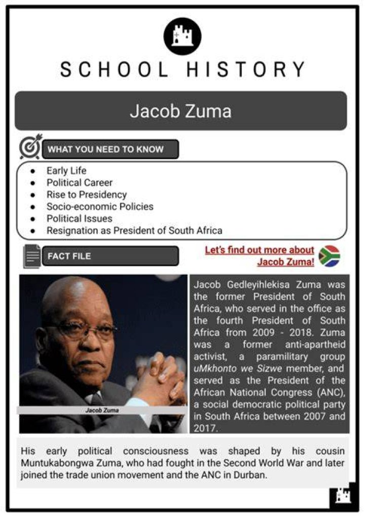 Riveting Facts About Jacob Zuma His Wife, Children and Net Worth