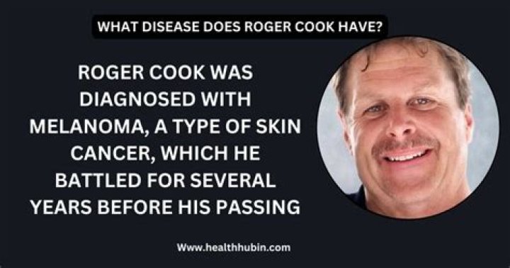Roger Cook Illness What disease does Roger Cook have?