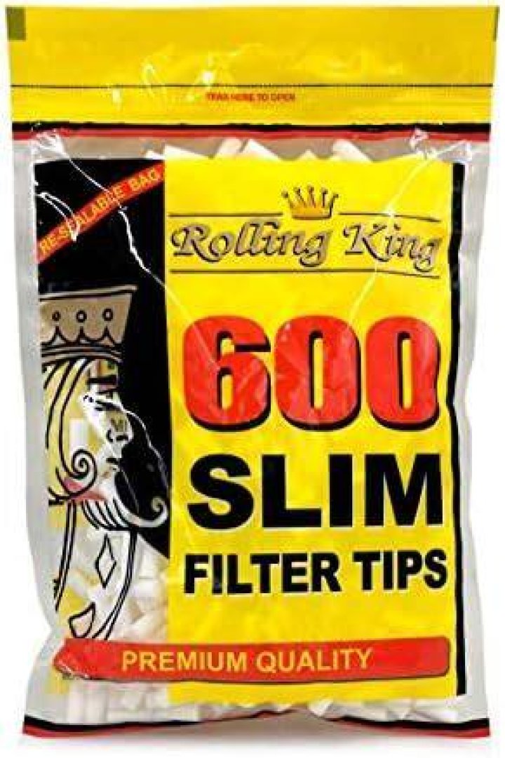 Rolling King SLIM Filter Tips 600 tips per bag