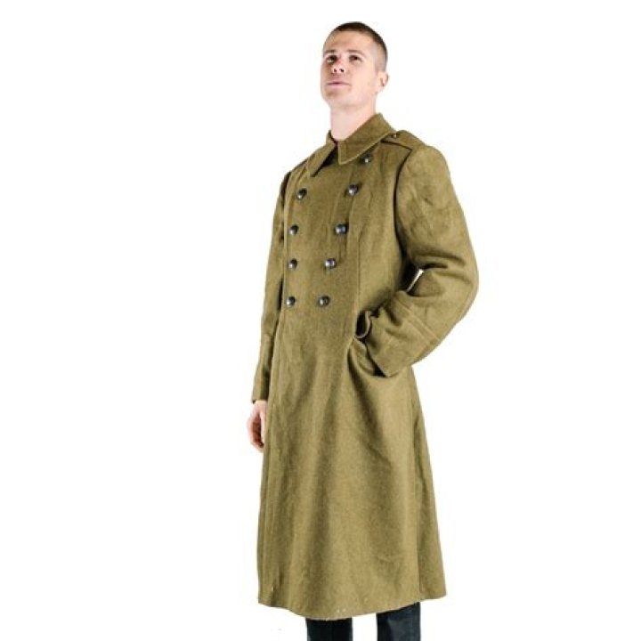 Romanian Military Vintage Wool Greatcoat Forces Uniform and Kit