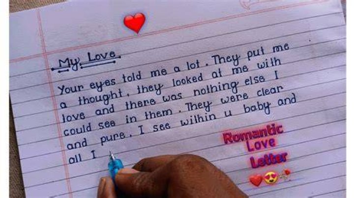 Romantic love letter for girlfriend ️🥰 Love letter in English ️