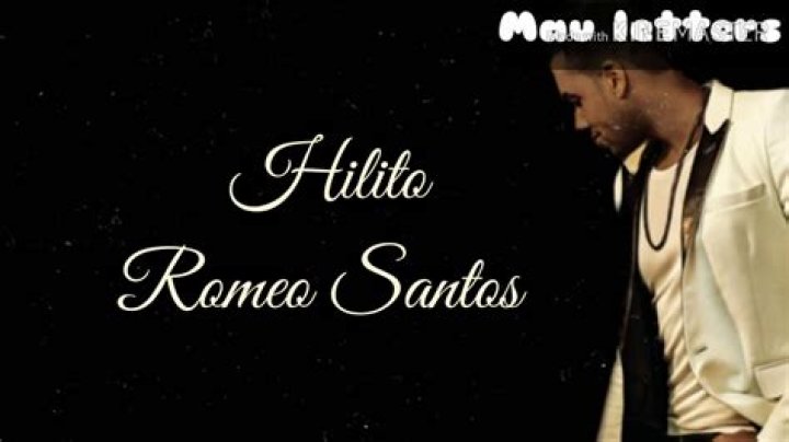 ROMEO SANTOSHILITO (LETRA) YouTube